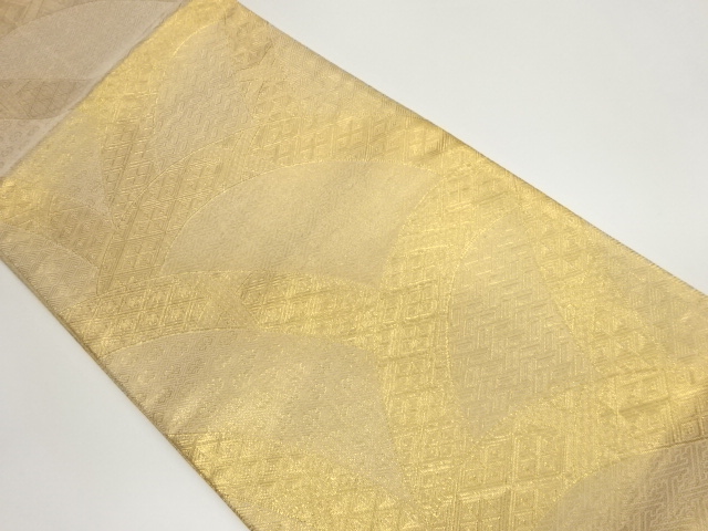JAPANESE FUKURO OBI / SAGANISHIKI / WOVEN ABSTRACT WAVE